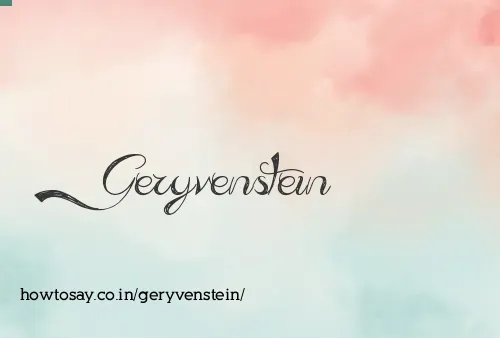 Geryvenstein