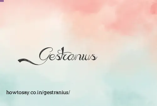 Gestranius