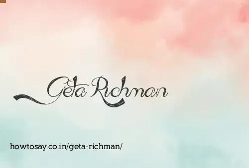 Geta Richman