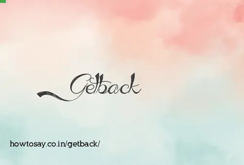 Getback