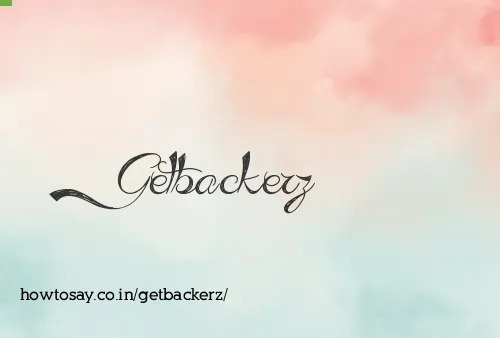 Getbackerz