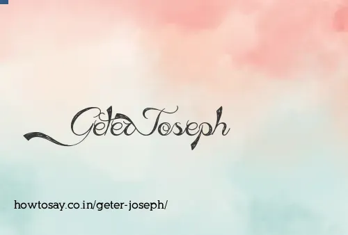 Geter Joseph