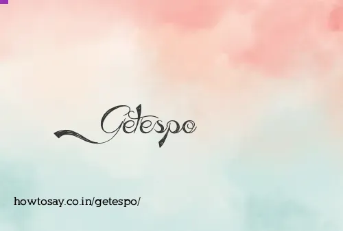 Getespo