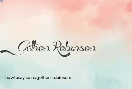 Gethon Robinson
