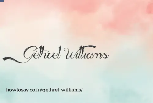 Gethrel Williams