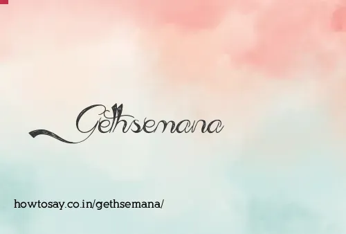 Gethsemana
