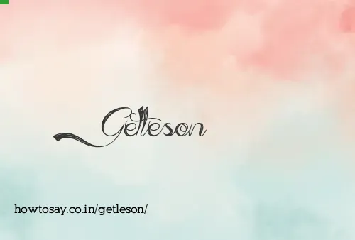 Getleson