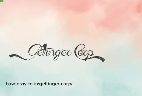 Gettinger Corp