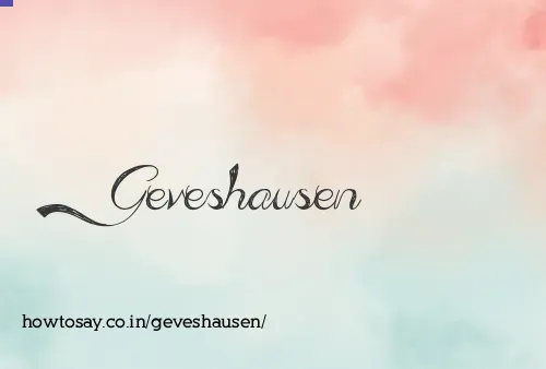 Geveshausen