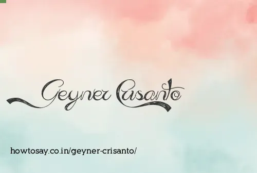 Geyner Crisanto