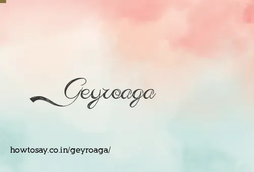 Geyroaga