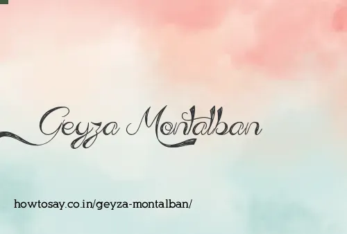 Geyza Montalban