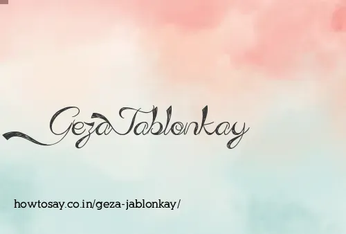 Geza Jablonkay