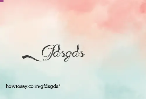 Gfdsgds