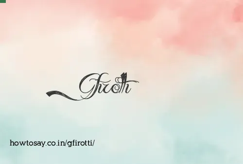 Gfirotti