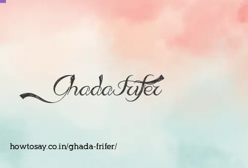 Ghada Frifer
