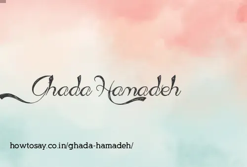 Ghada Hamadeh