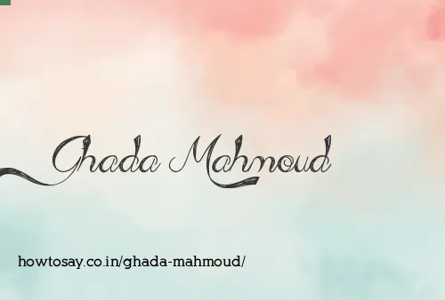Ghada Mahmoud