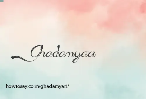 Ghadamyari