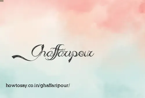 Ghaffaripour