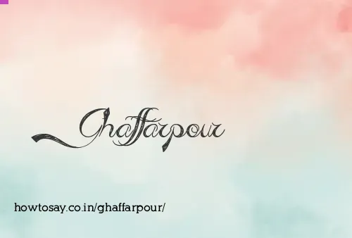 Ghaffarpour