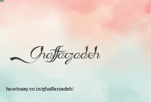 Ghaffarzadeh