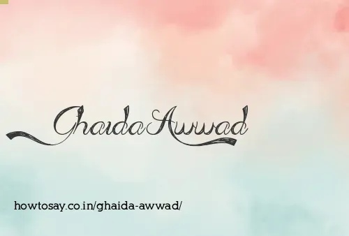Ghaida Awwad