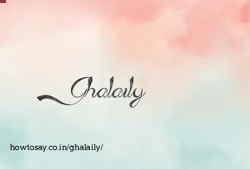 Ghalaily