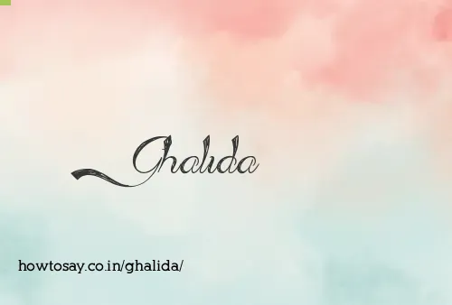 Ghalida