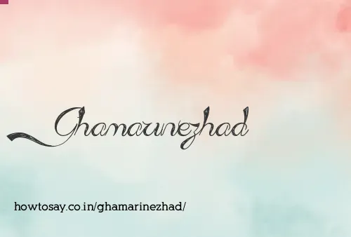 Ghamarinezhad
