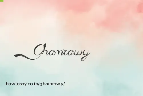 Ghamrawy