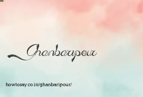 Ghanbaripour