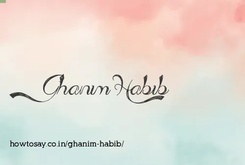 Ghanim Habib