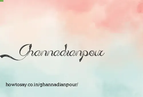 Ghannadianpour