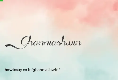 Ghanniashwin