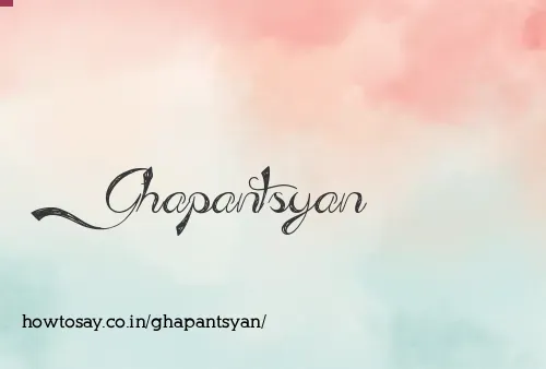 Ghapantsyan