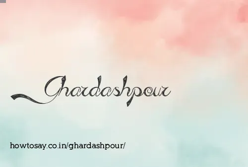 Ghardashpour