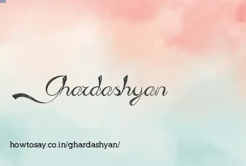 Ghardashyan