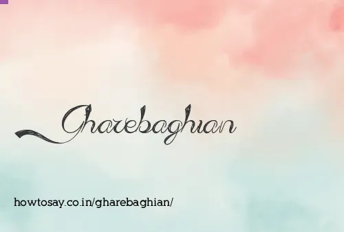 Gharebaghian