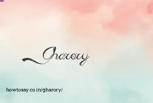 Gharory