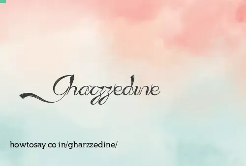 Gharzzedine