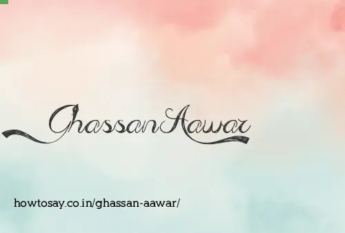Ghassan Aawar