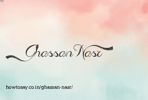 Ghassan Nasr