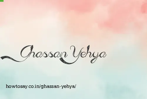 Ghassan Yehya