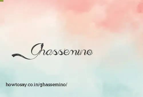 Ghassemino