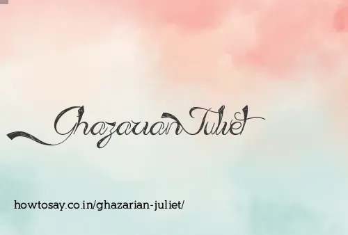 Ghazarian Juliet