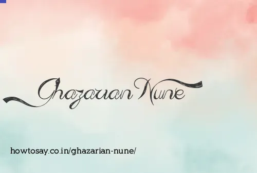 Ghazarian Nune