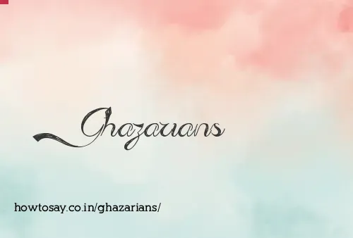 Ghazarians