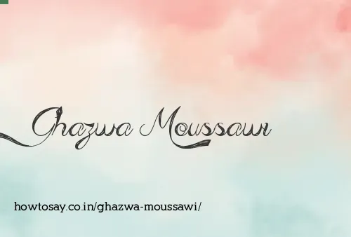 Ghazwa Moussawi