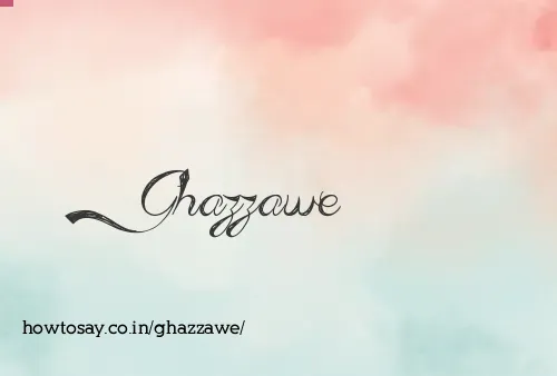 Ghazzawe